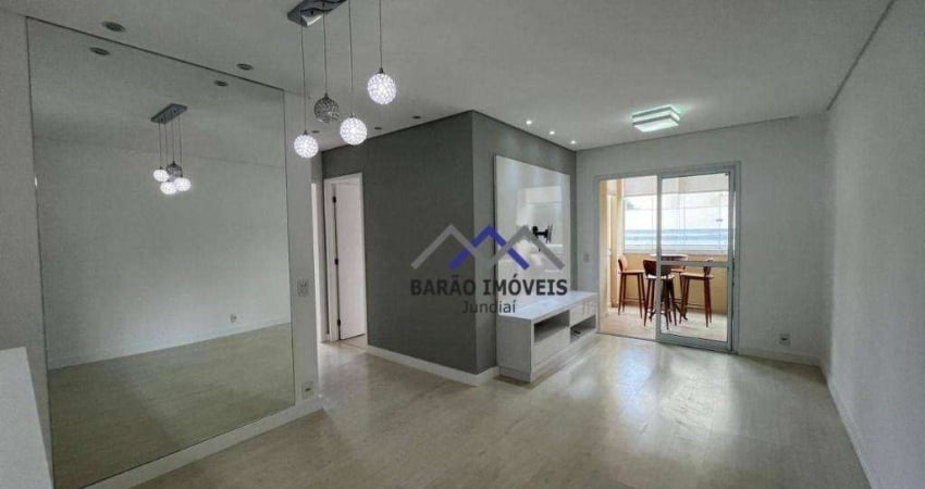 Apartamento com 2 dormitórios para alugar, 67 m² por R$ 3.895,00/mês - Hanbury Park Residencial Clube - Jundiaí/SP