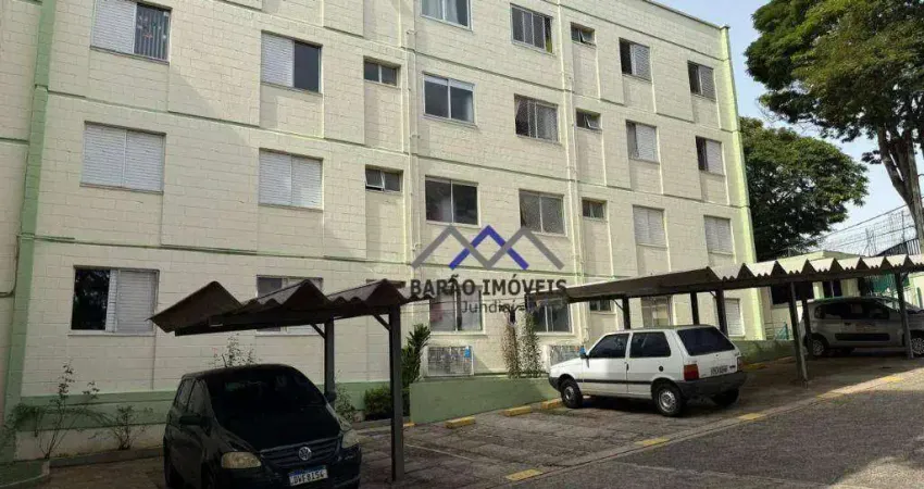 Apartamento com 2 dormitórios para alugar, 60 m² por R$ 2.262,77/mês - Vila Rio Branco - Jundiaí/SP