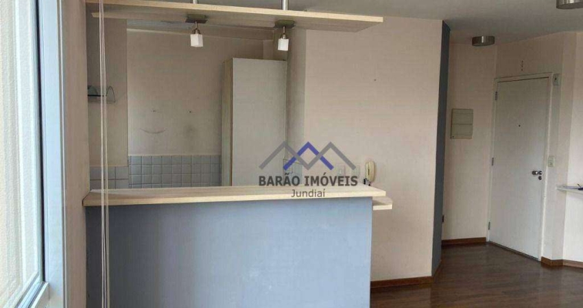 Apartamento Duplex com 1 dormitório para alugar, 72 m² por R$ 5.080,00/mês - Anhangabaú - Jundiaí/SP