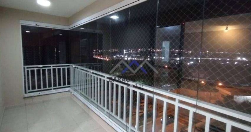 Apartamento com 3 dormitórios para alugar, 90 m² por R$ 5.092,00/mês - Engordadouro - Jundiaí/SP