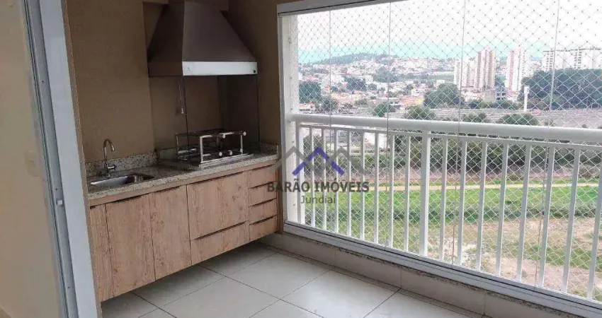 Apartamento com 3 dormitórios para alugar, 110 m² por R$ 6.420,00/mês - Botaniq Condominium Club - Jundiaí/SP