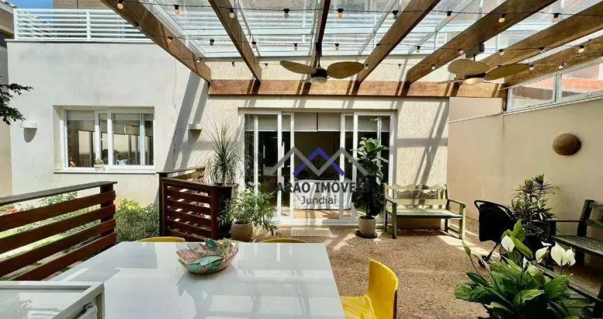 Casa com 4 quartos sendo 3 suítes, 307 m² - venda por r$ 2.700.000 ou aluguel por r$ 14.910/mês - jardim santa teresa - jundiaí/sp