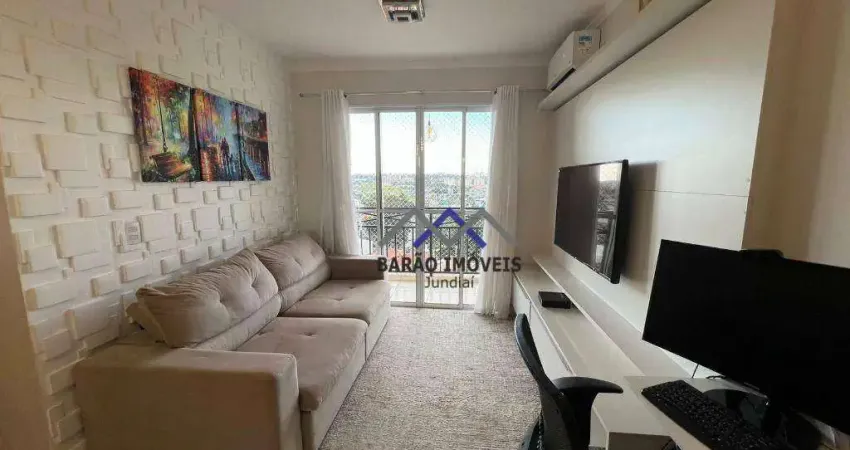 Apartamento com 2 dormitórios à venda, 54 m² por r$ 425.000,00 - vila nova esperia - jundiaí/sp