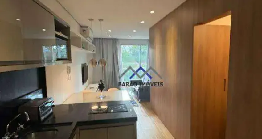 Apartamento com 1 dormitório para alugar, 47 m² por r$ 3.950,00/mês - centro - jundiaí/sp
