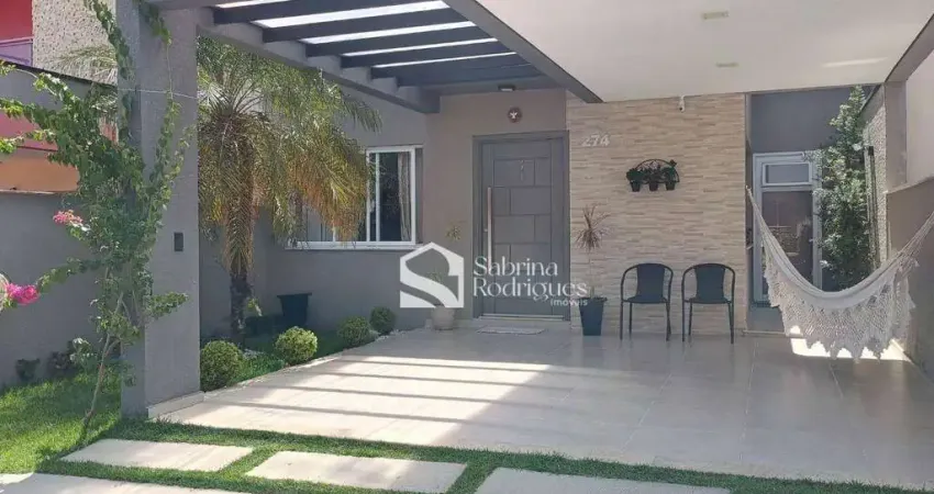 Casa com 3 dormitórios à venda, 105 m² por R$ 890.000,00 - Jardim Montreal Residence - Indaiatuba/SP