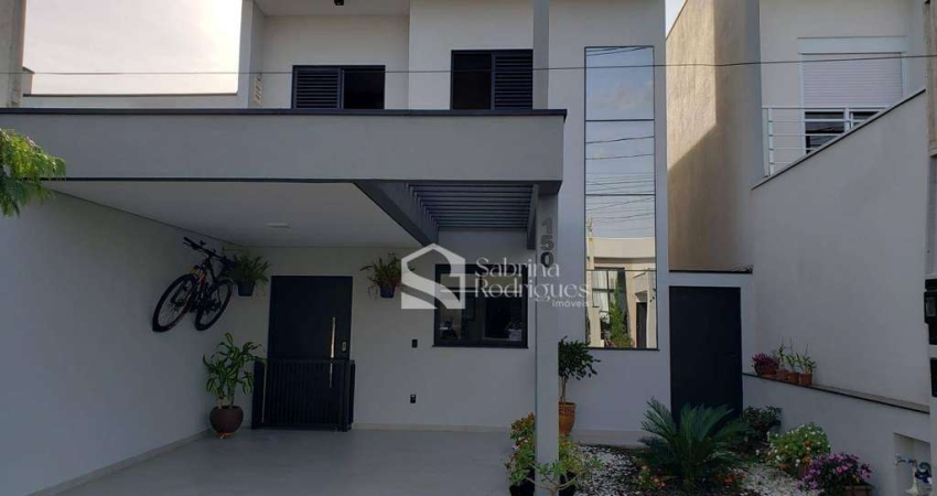 Sobrado com 3 dormitórios, 166 m² - venda por R$ 1.170.000 ou aluguel por R$ 6.798/mês - Jardim Park Real - Indaiatuba/SP