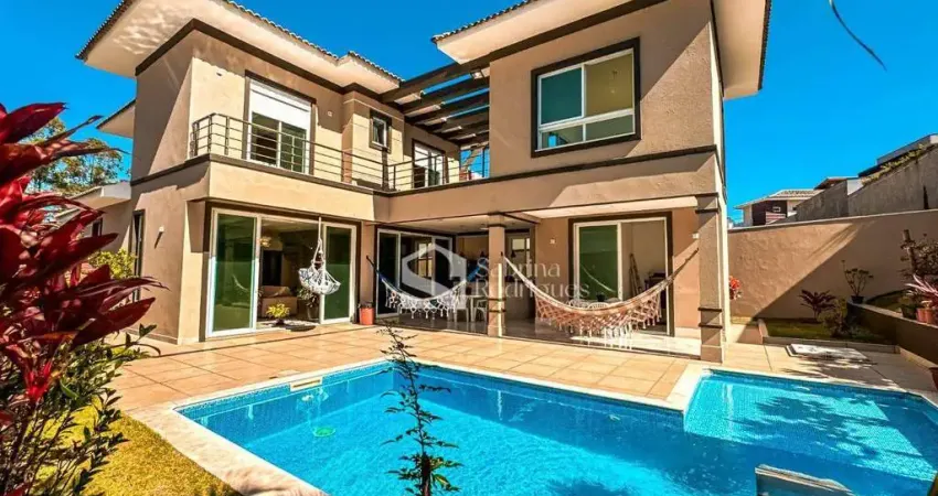 Casa com 3 dormitórios à venda, 254 m² por r$ 2.200.000,00 - residencial ibi aram ii - itupeva/sp