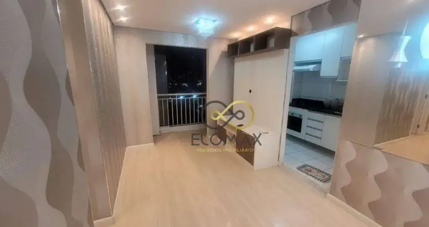 Apartamento com 2 dormitórios para alugar, 50 m² por r$ 2.600,74/mês - jardim rossi - guarulhos/sp