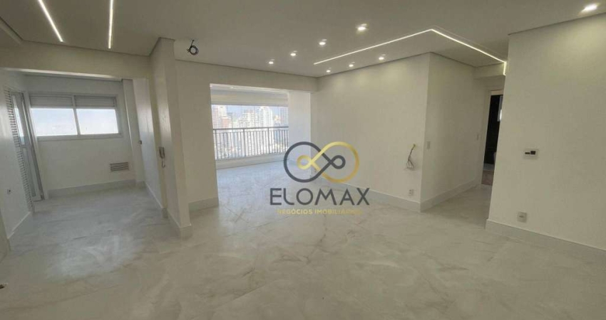 Apartamento no tatuapé com 3 suítes, varanda gourmet, andar alto e vista livre maravilhosa