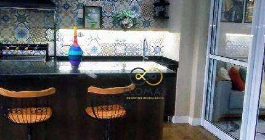 Apartamento Parque Ventura Mobiliado com 2 dormitórios, 2 vagas à venda, 83 m² por R$ 950.000 - Jardim Flor da Montanha - Guarulhos/SP