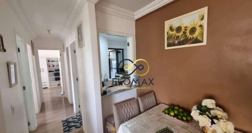 Vende - Apartamento - 3 quartos, 2 banheiros, 1 vaga - Condomínio Conjunto dos Bancários Horto Florestal - SP.