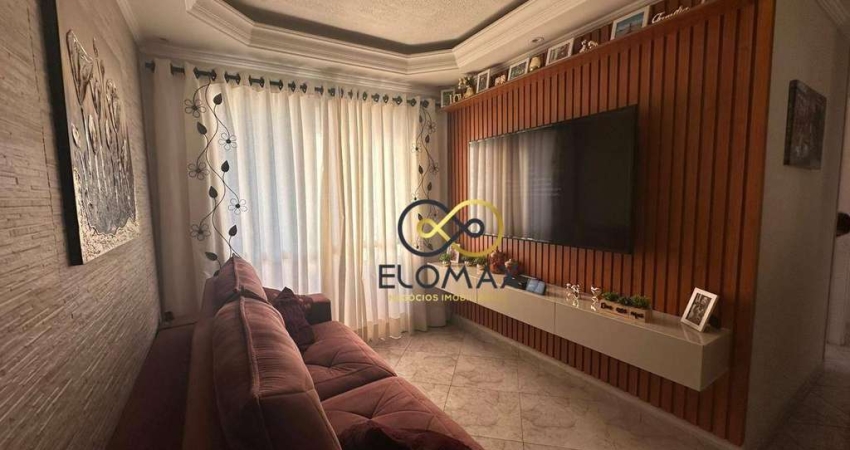 Vende - Apartamento Mobiliado - 3 quartos - Condomínio Edifício Cristal Park II - Santa Teresinha - ZL -SP.