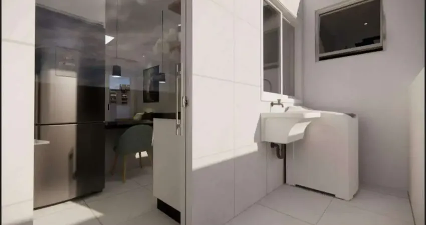 Apartamento com área privativa à venda, 2 quartos, 1 suíte, 1 vaga, Santa Branca - Belo Horizonte/MG