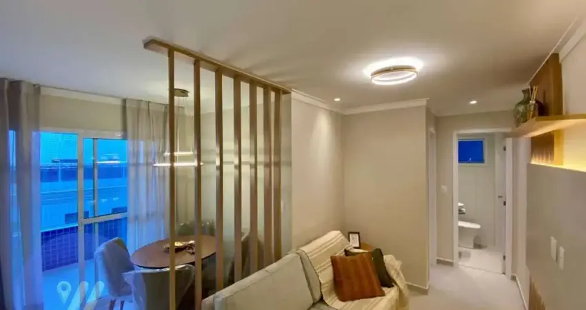 Apartamento à venda na guilhermina, praia grande – 1 suíte, 49m²