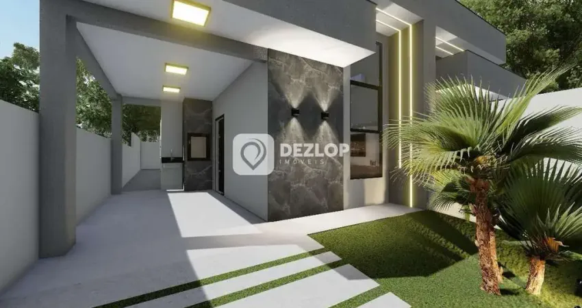 Linda Casa Geminada à Venda no Bairro Fundos - Biguaçu