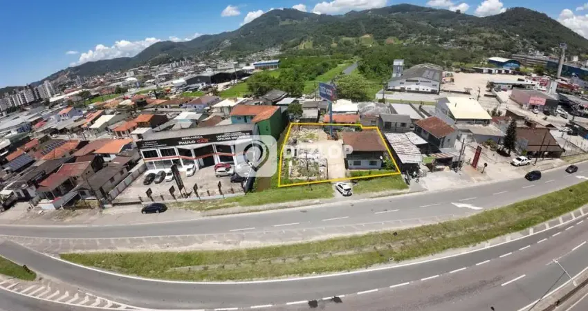 Terreno as margens da br101 - comercial / residencial 804m² - biguaçu - sc