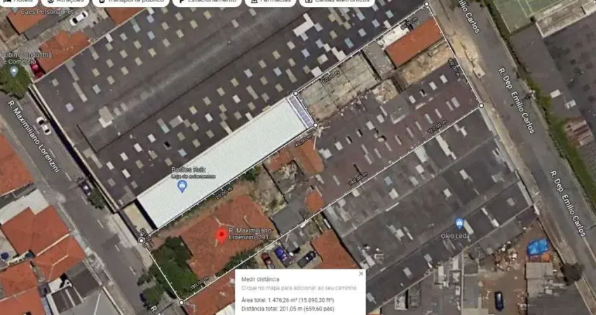 Terreno à venda na Rua Maximiliano Lorenzini, Fundação, São Caetano do Sul
