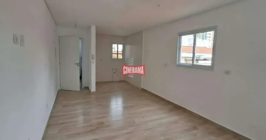 Cobertura à venda, 2 quartos, 1 suíte, 2 vagas, Campestre - Santo André/SP