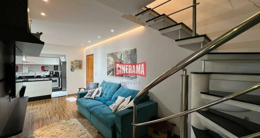Cobertura à venda, 2 quartos, 1 suíte, 3 vagas, Santa Maria - São Caetano do Sul/SP