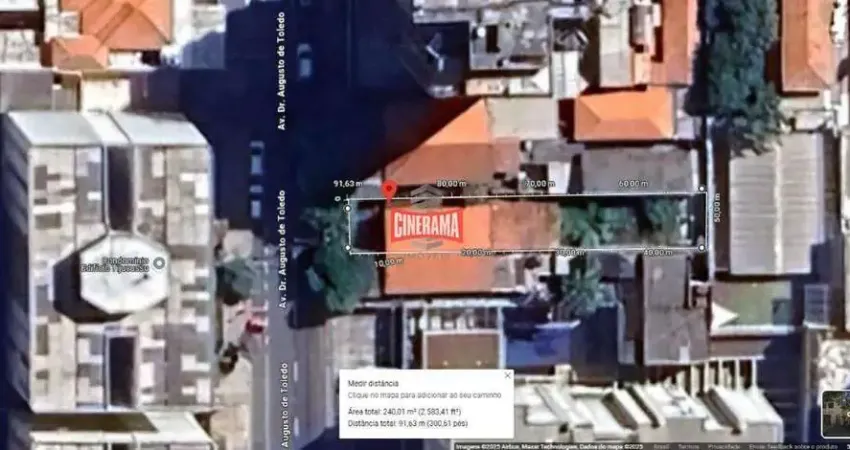 Terreno à venda na Avenida Doutor Augusto de Toledo, Santa Paula, São Caetano do Sul