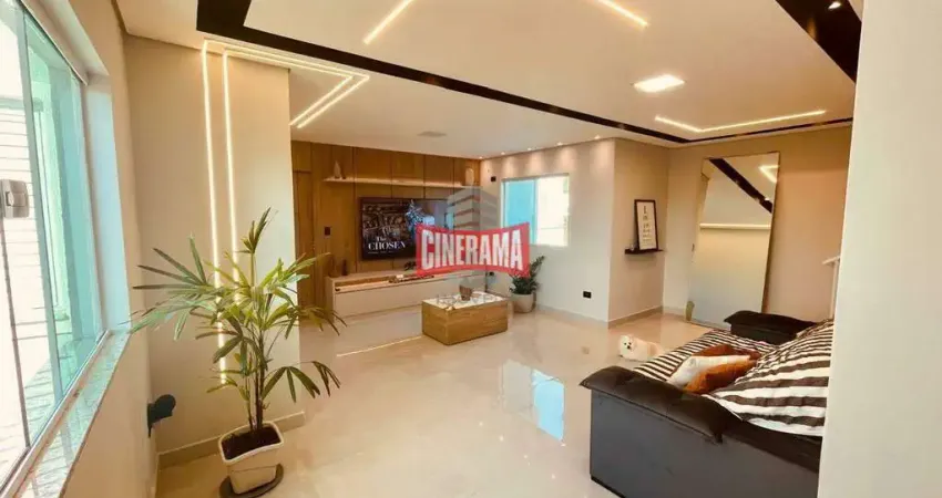 Cobertura para aluguel, 4 quartos, 2 suítes, 2 vagas, vila metalúrgica - santo andré/sp