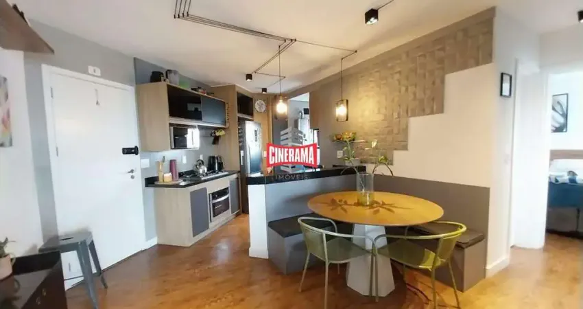 Apartamento à venda, 2 quartos, 1 suíte, 2 vagas, santa maria - santo andré/sp