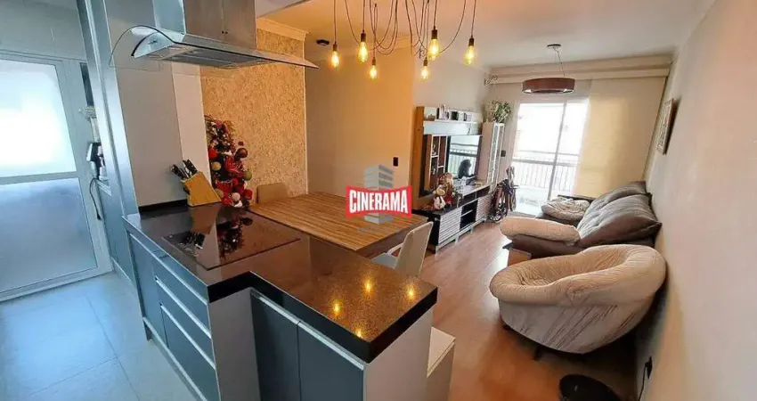 Apartamento à venda, 2 quartos, 1 suíte, 2 vagas, olímpico - são caetano do sul/sp