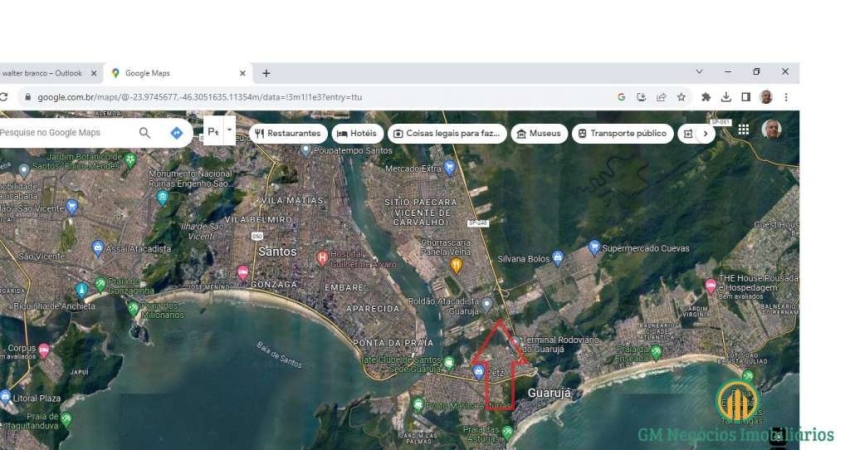 Terreno de 93.003m² para Projeto Mixed Use em Guarujá (Porto de Santos)