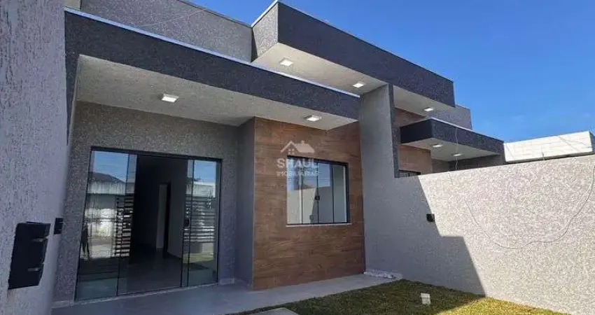 Casa com 3 quartos, sendo 1 suíte, e espaço gourmet  conforto  estilo no litoral