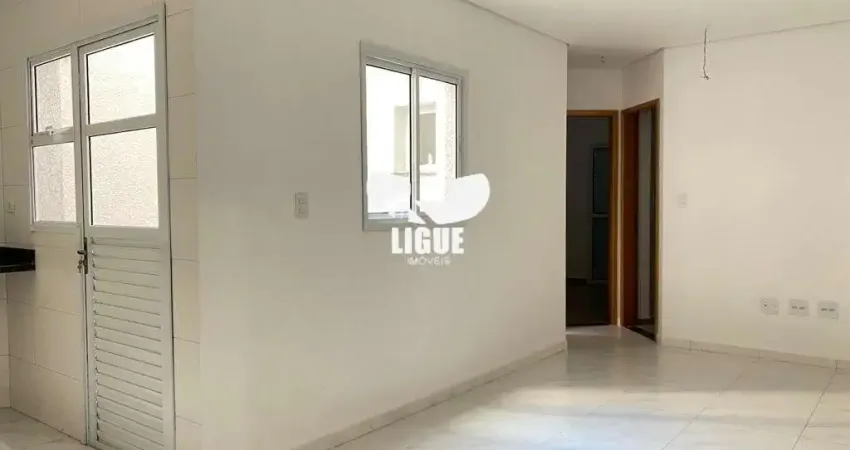 Cobertura com 2 quartos para alugar na Rua Coroados, 378, Vila Pires, Santo André