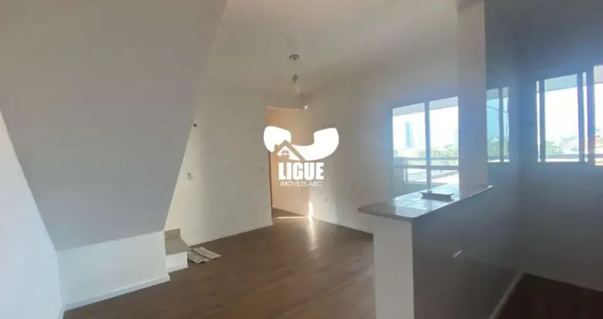 Cobertura com 2 quartos para alugar na Rua Gil Vicente, 97, Vila Pires, Santo André