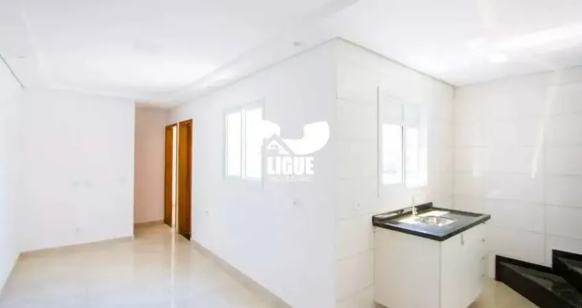 Cobertura com 2 quartos para alugar na Rua Maria Cândida, 123, Vila Linda, Santo André