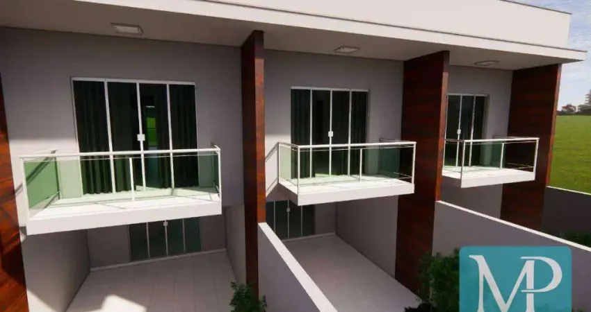 Sobrado com 2 suítes à venda, 110 m² - Praia de Armação do Itapocorói - Penha/SC