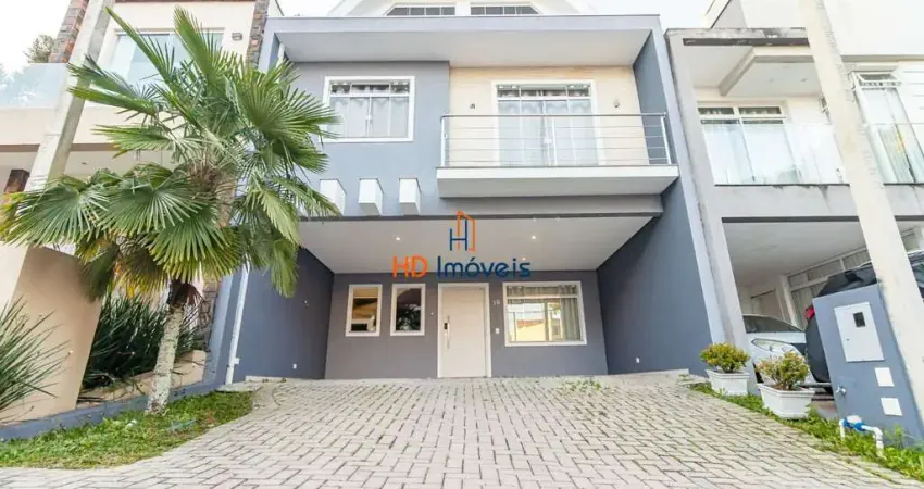 Sobrado em condomínio com piscina privativa | 3 quartos (suíte) | 269 m2 no Xaxim – Curitiba/PR