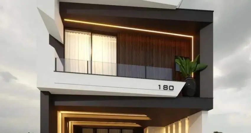 Casa de 3 dormitórios (1 suíte) com 190m² privativos em bairro planejado na cidade de biguaçu