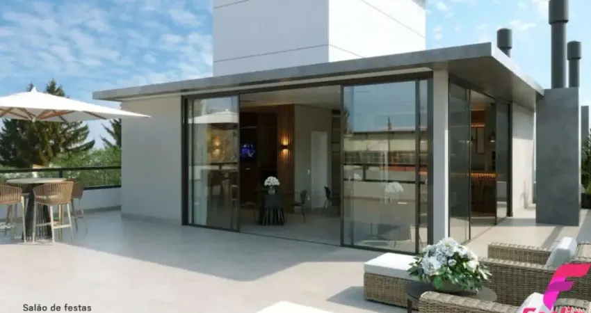 Apartamento tipo stúdio garden com 37,57 m², em construção.