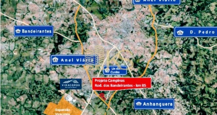 TERRENO AS MARGENS DA RODOVIA DOS BANDEIRANTES CAMPINAS VENDE