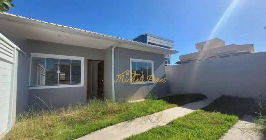 Casa a 100 metros da rodovia amaral peixoto com 3 dormitórios à venda, 74 m² por r$ 330.000 - floresta das gaivotas - rio das ostras/rj