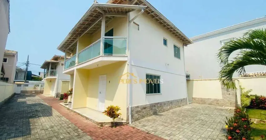 Casa em condomínio de alto padrão com 02 suítes, 78 m² por R$ 350.000 - Costazul - Rio das Ostras/RJ