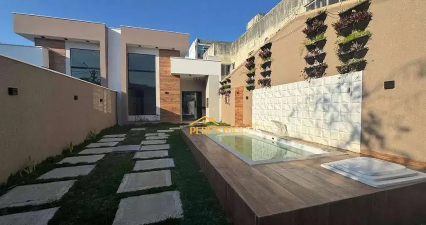 Casa com 3 dormitórios, 89 m² - venda por R$ 750.000,00 ou aluguel por R$ 5.562,12/mês - Recreio - Rio das Ostras/RJ