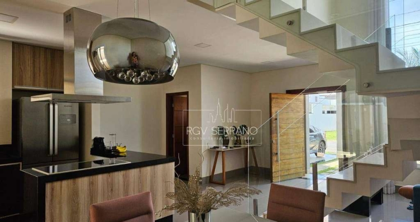 Casa com 3 dormitórios à venda, 150 m² por R$ 1.030.000,00 - Jardim Park Real - Indaiatuba/SP