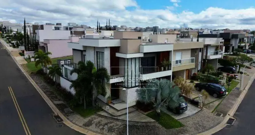 Sobrado com 4 dormitórios à venda, 327 m² por R$ 3.500.000,00 - Condomínio Dona Lucilla - Indaiatuba/SP