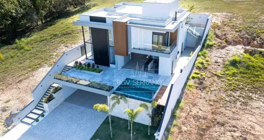 Sobrado com 4 dormitórios à venda, 451 m² por r$ 6.800.000,00 - parque villa dos pinheiros - indaiatuba/sp