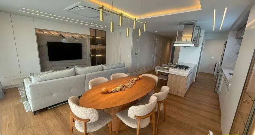 Apartamento de Alto Padrão Mobiliado com Vista Mar e Lazer Completo - Centro - Balneário Camboriú