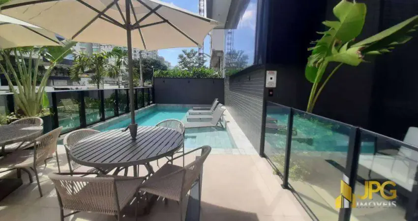 Apartamento com 3 dormitórios para alugar, 106 m² por r$ 13.500/mês - praia brava - itajaí/sc
