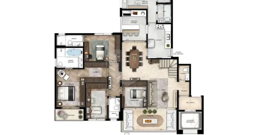 Apartamento com 5 quartos à venda em Vila Mariana - SP