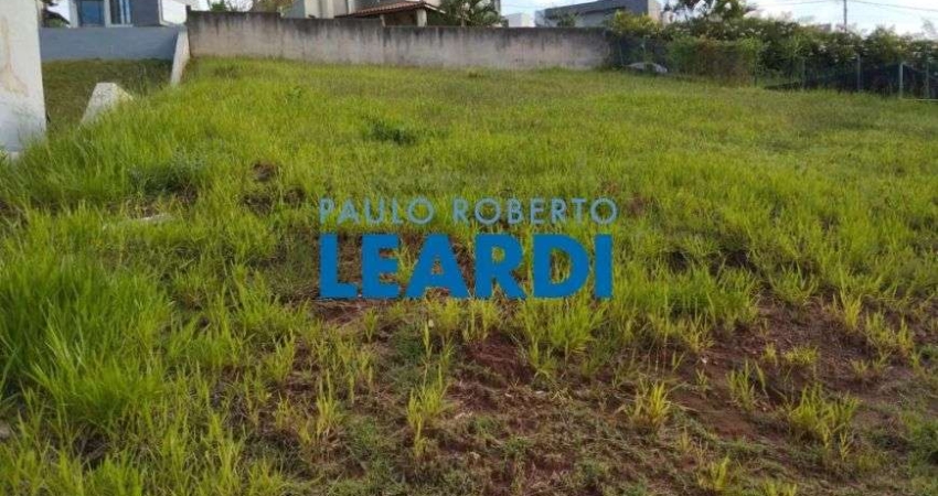 TERRENO EM CONDOMÍNIO - CONDOMÍNIO TERRAS DE SANTA CRUZ - SP