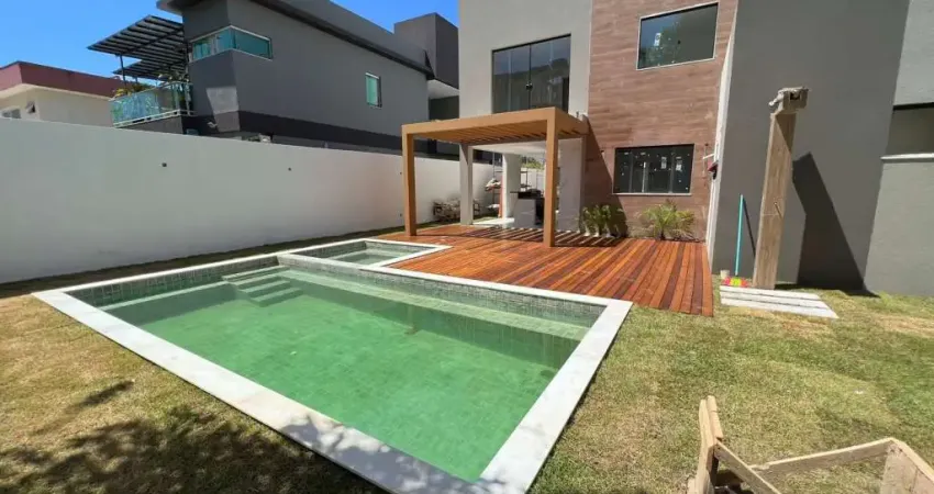 Casa em condomínio fechado com 4 quartos à venda na BA 099, 18, Abrantes, Camaçari