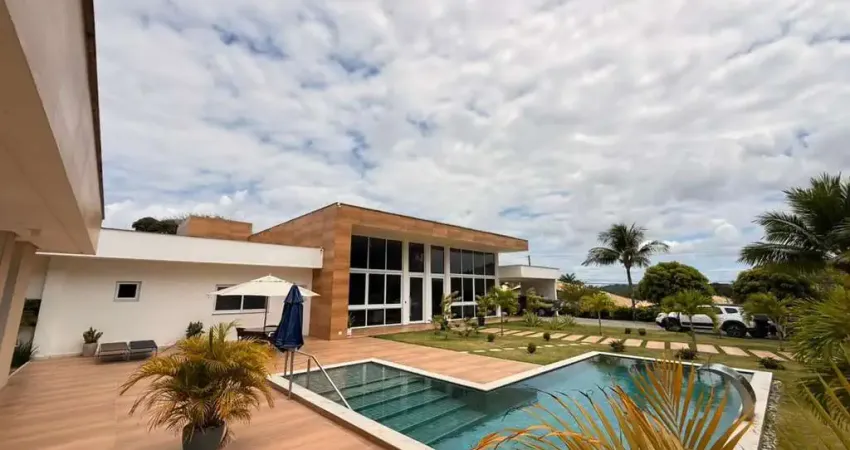 Casa com 6 dormitórios à venda, 1000 m² por r$ 6.900.000 - encontro das águas - lauro de freitas/ba