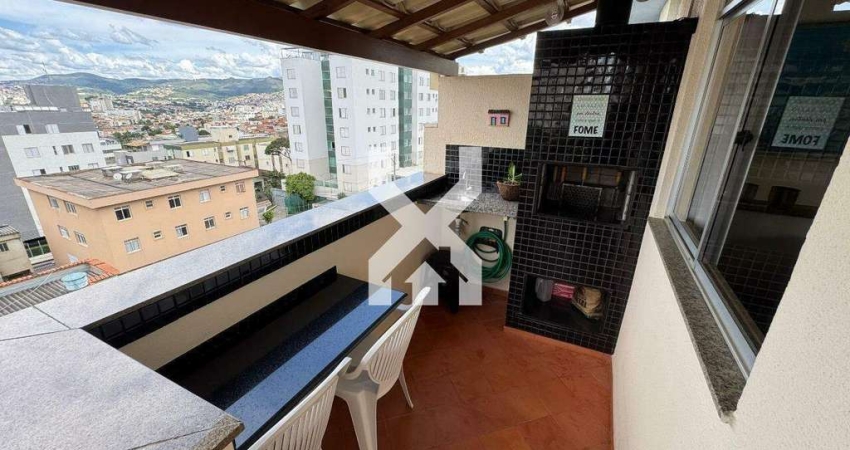 Cobertura à venda, 4 quartos, 2 suítes, 2 vagas, Sagrada Família - Belo Horizonte/MG